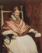 portrait of pope innocet x Diego Velazquez